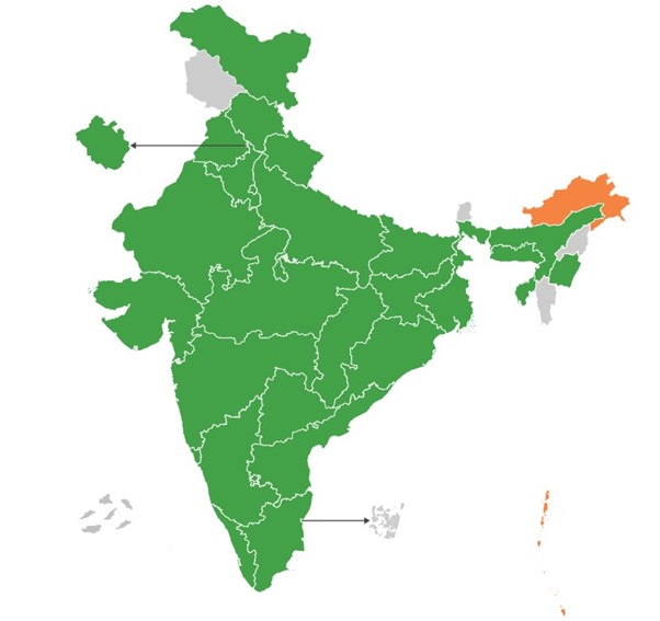 EV on India Map